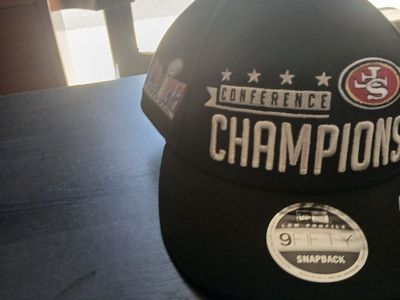New Era 9Fifty San Francisco 49ers Super Bowl LIV Conference Champions Snapback Hat