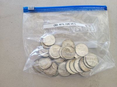 40% Silver Halve Coins (30)