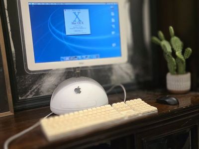 Collectable Apple iMac G4 Desktop Computer Flowerpot (2002) - Mac OS X 10.2.8, 256MB Memory, PowerPC G4
