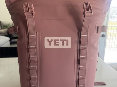 YETI Hopper M20 Backpack Soft Cooler - Nordic Pink - Leakproof, Portable, Comfortable