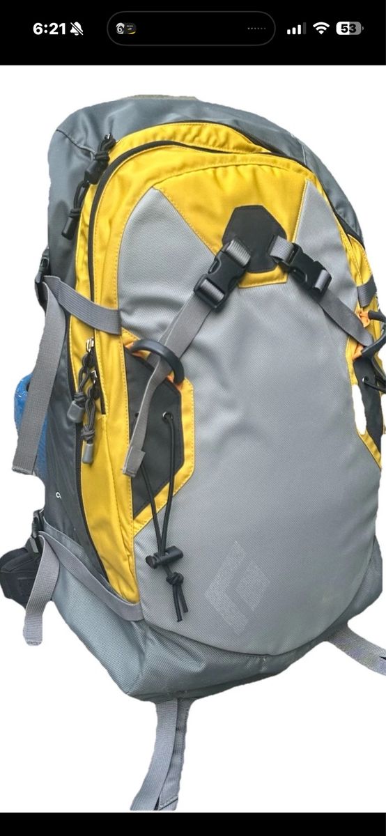 Black Diamond AvaLung Backpack - Gray/Yellow Hiking & Outdoor Pack