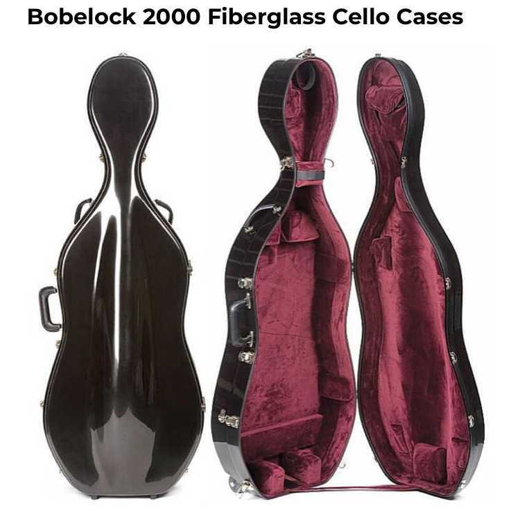 Brand New Extra Large Bobelock Fiberglass cello case