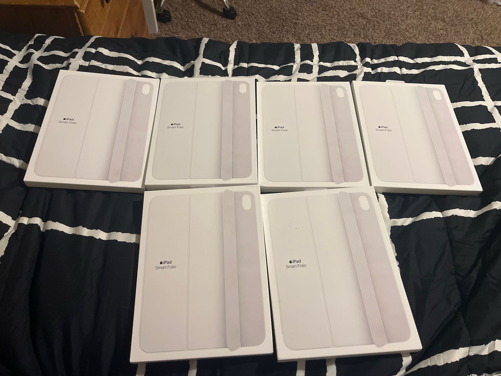 New Apple iPad Smart Folio for iPad (10th Generation) - White, 6-Pack