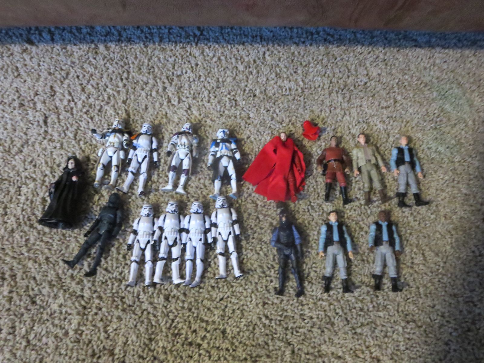 Star Wars Action Figure Lot - Clone Troopers, Stormtroopers, Emperor Palpatine & Accessories