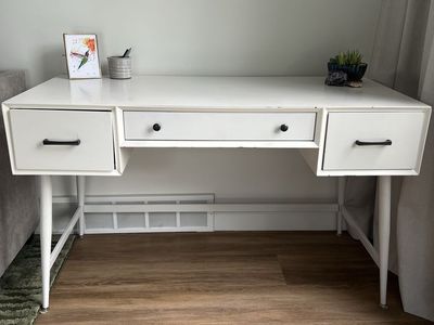 All Modern White Desk