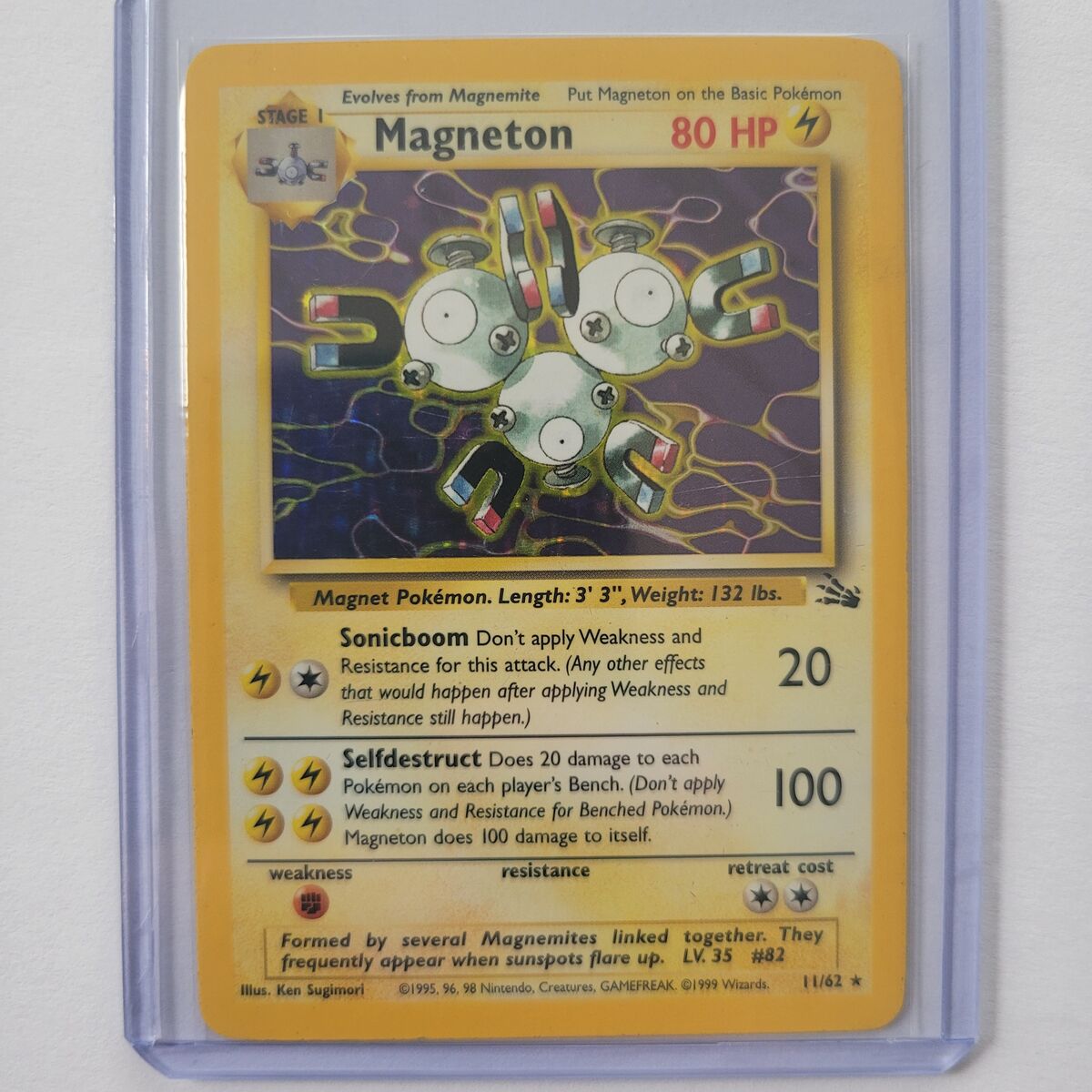 1999 Pokémon Cards RARE Magneton Holo
