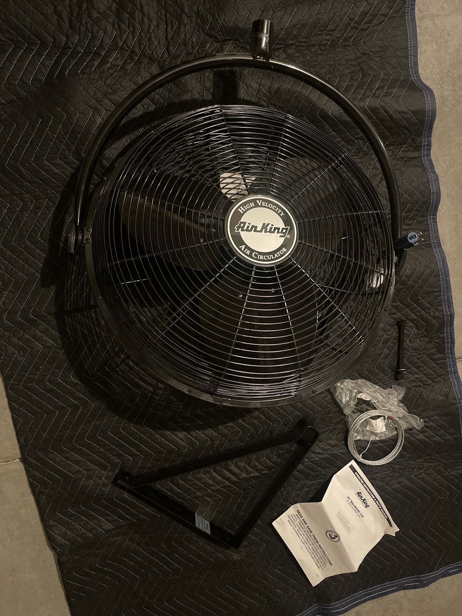Air King 20” wall mount fan