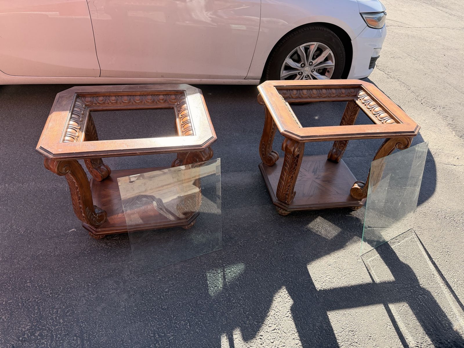 Pair of side tables