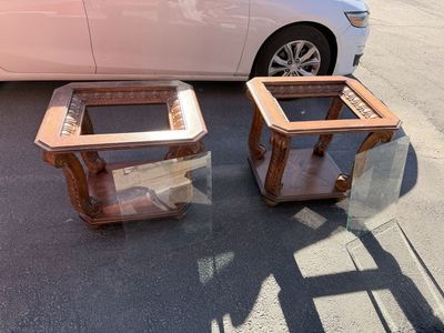 Pair of side tables