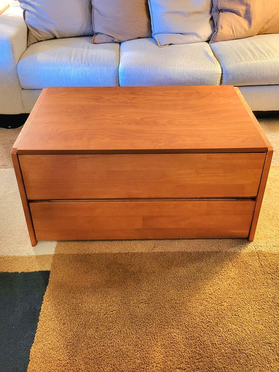 Attractive Solid Wood 2 Drawer Dresser
