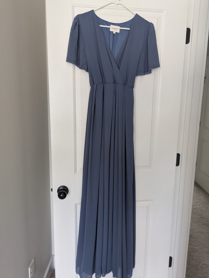 BRAND NEW Beautiful Blue Bohme Dress, Size Small. Great Bridesmaids Dress or Wedding Attire