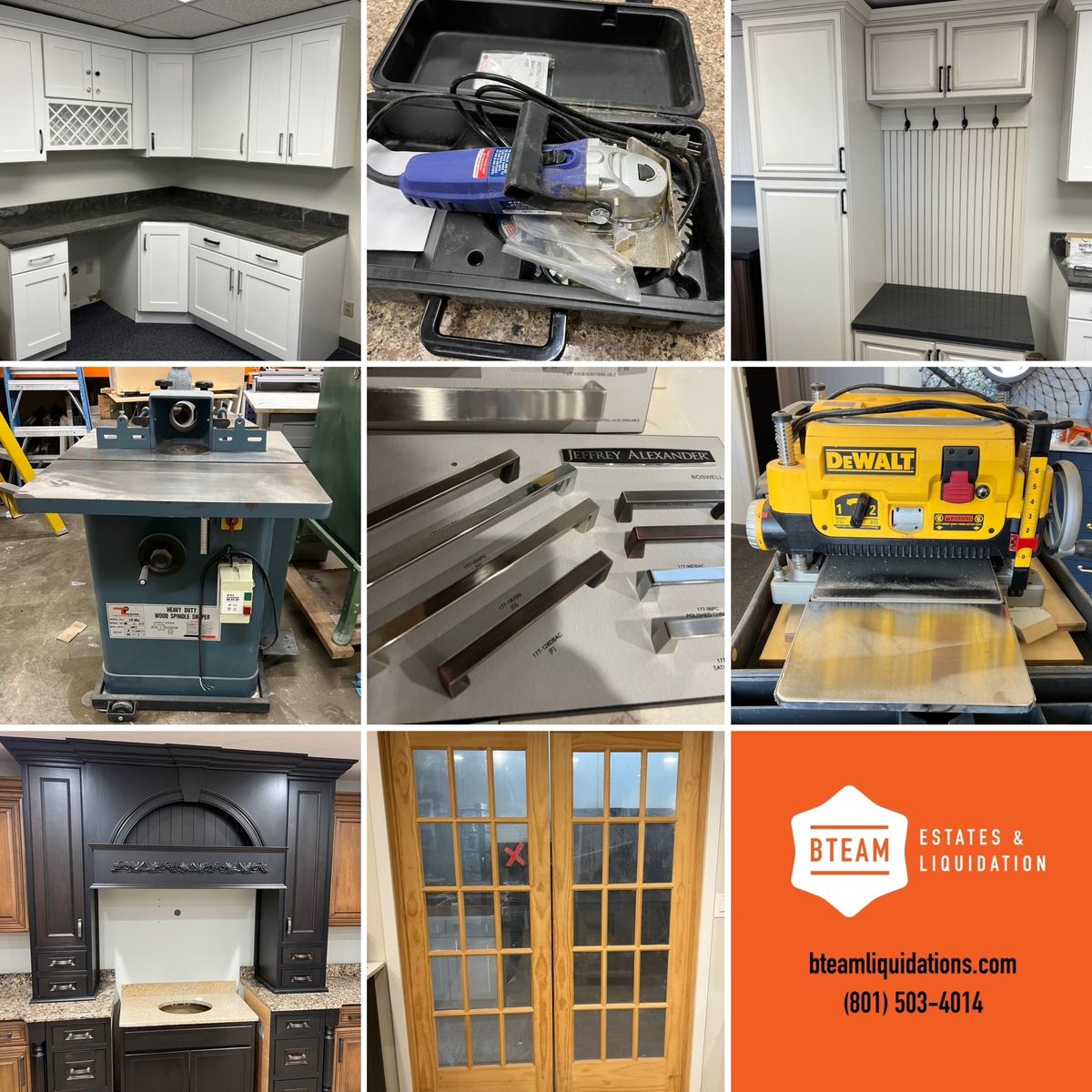 Liquidation Auction Complete Cabinet Shop Salt Lake City, UT