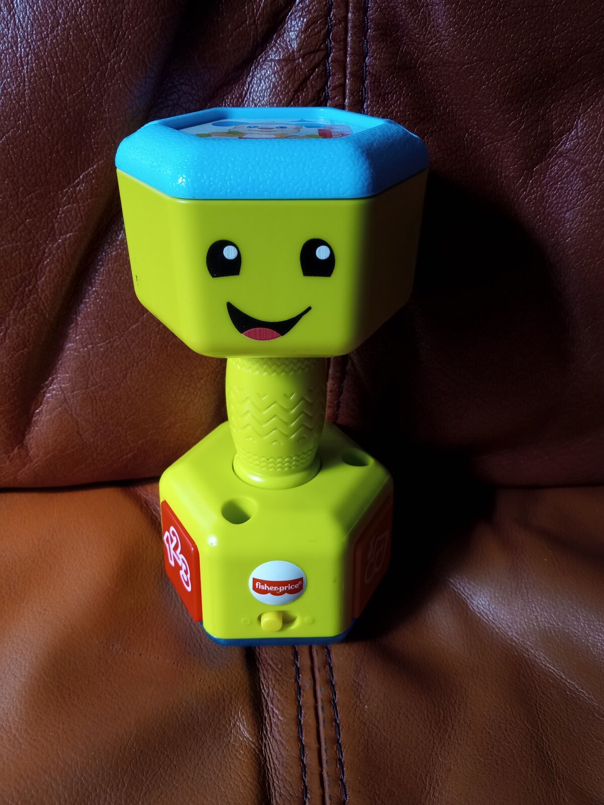 Fischer Price musical counting rattle dumbell learning toy 6-36 months