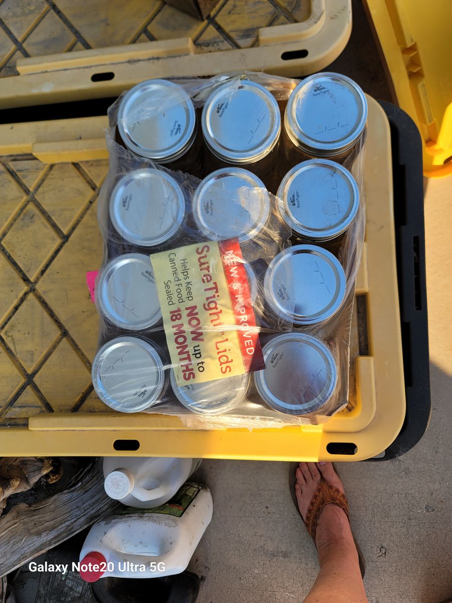Canning jars