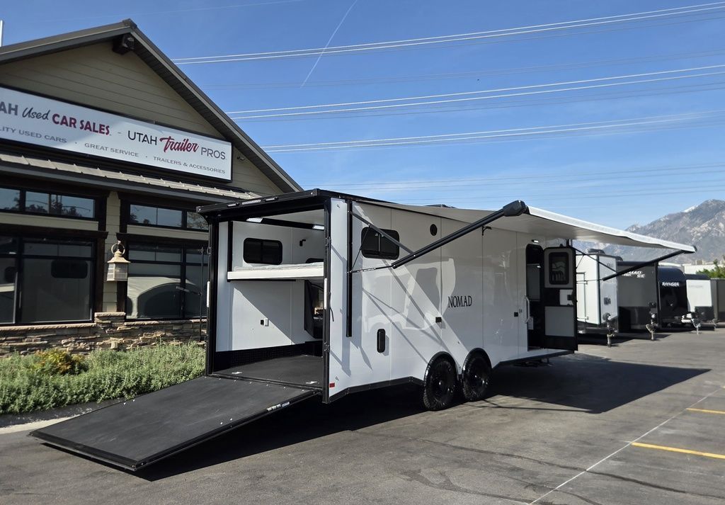 8x24 / 8.5x24 Nomad 24FK SE Toy Hauler Travel Trailer Enclosed R.V Stealth Nomad 2026