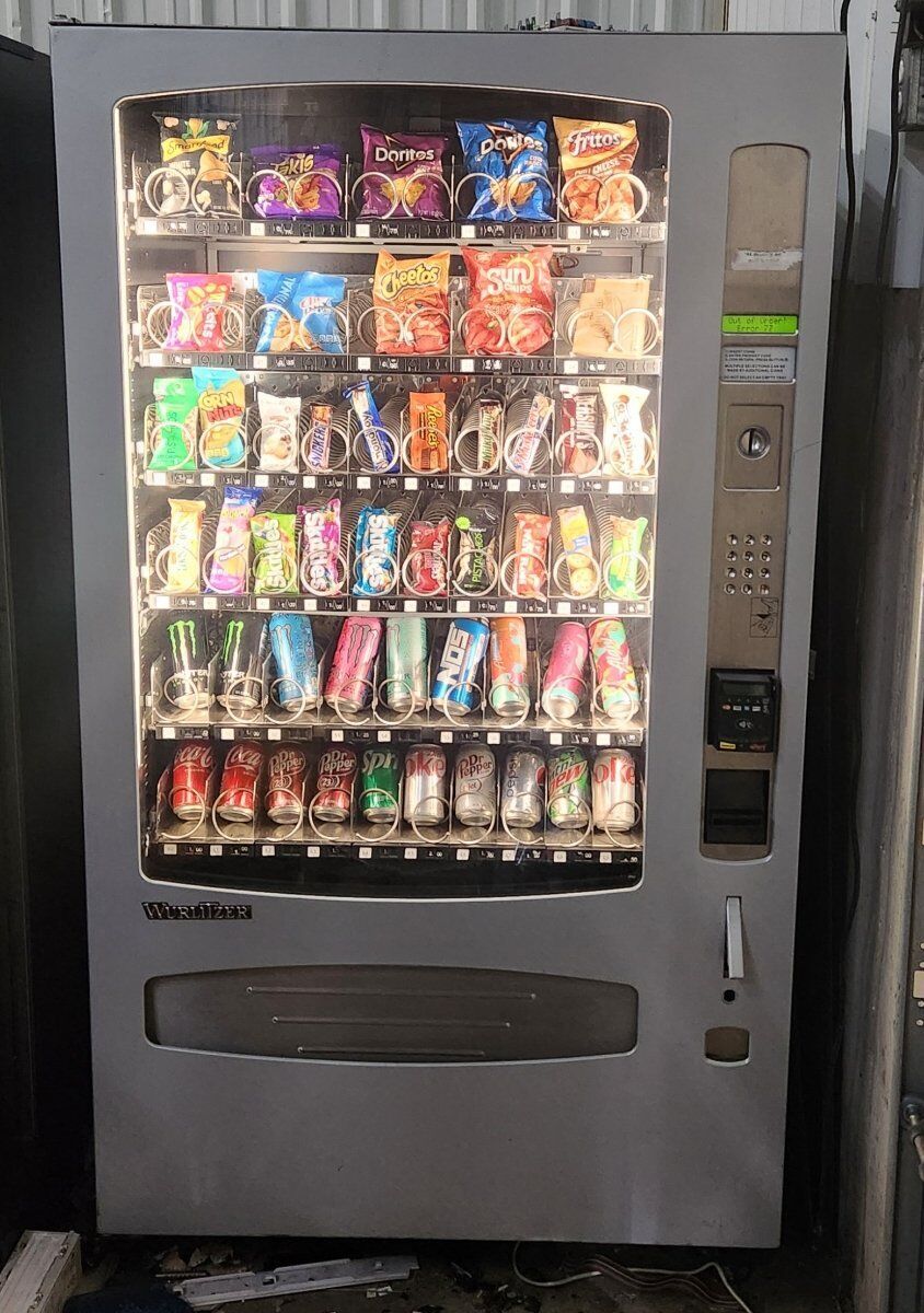 Several Combo Vending Machines
