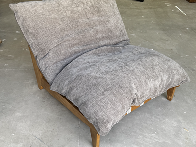 NEW Member's Mark Cloud Lounge Accent Chair Mushroom Color Wood Base