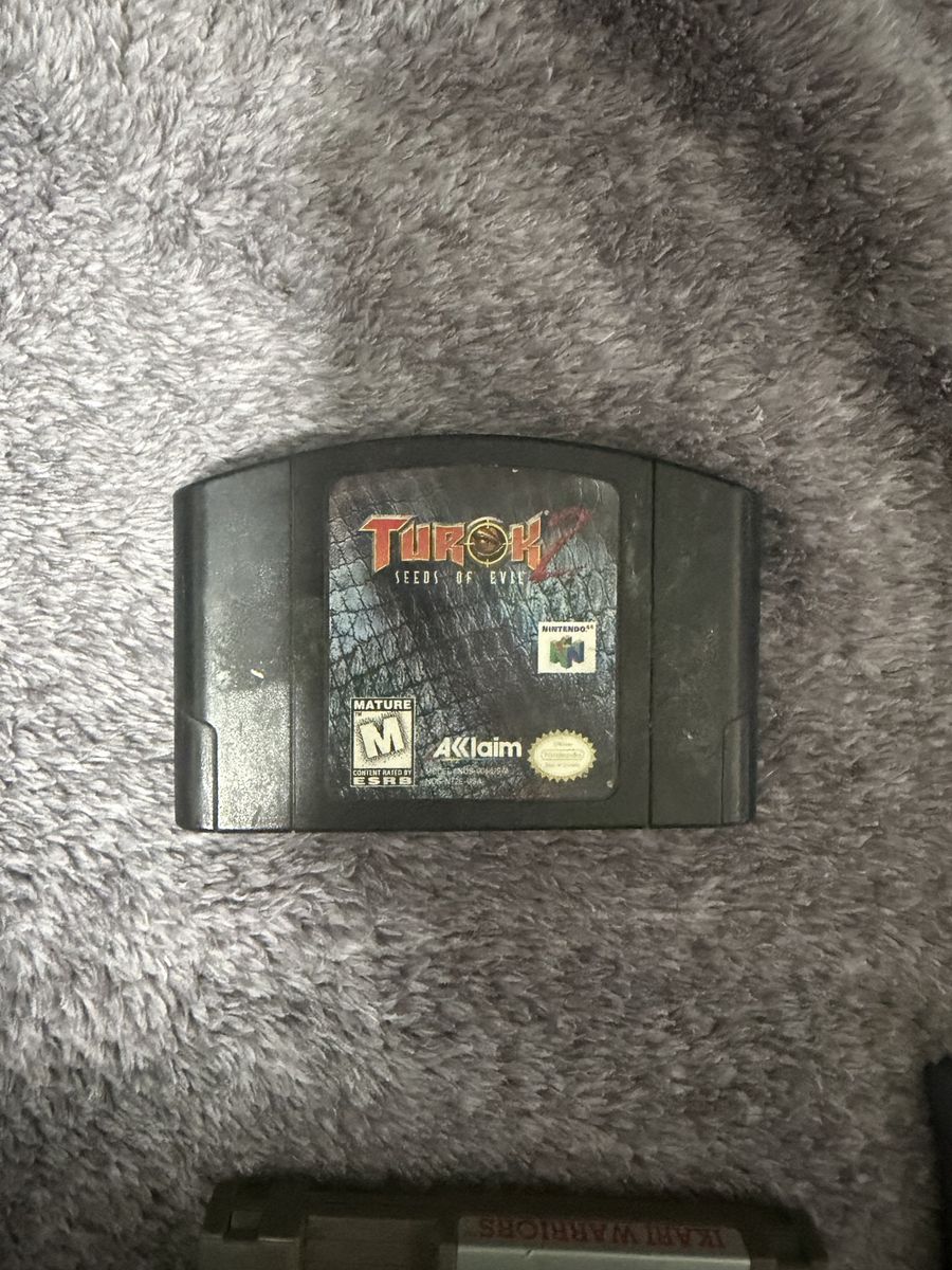 Turok 2 Seeds of Evil Nintendo 64 N64 Game Cartridge Used