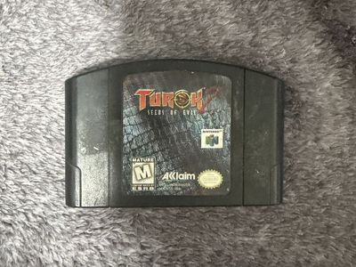 Turok 2 Seeds of Evil Nintendo 64 N64 Game Cartridge Used