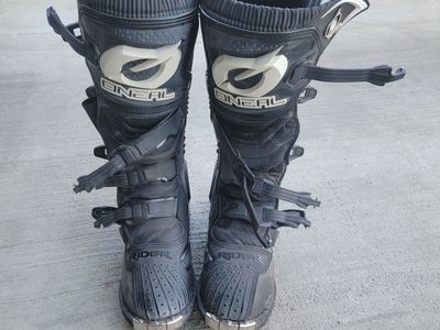 Oneal Rider Boots, Size 10