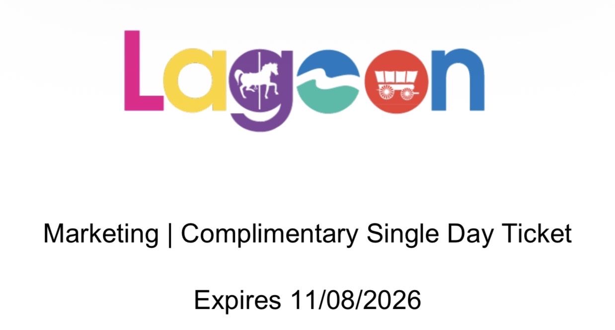 4 pack of Lagoon tickets
