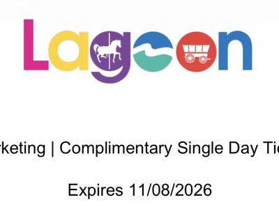 4 pack of Lagoon tickets