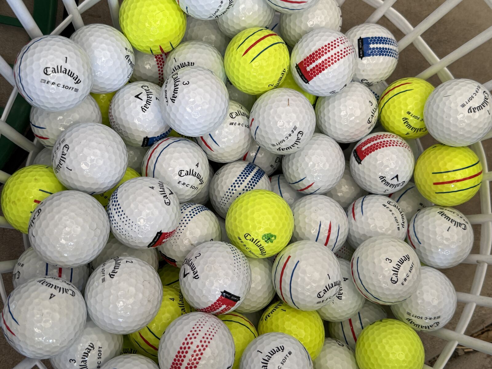 CALLAWAY ERC SOFT GOLF BALLS - 50 balls for $40