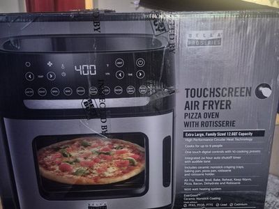 BELLA Pro Series Touchscreen 12.6QT Air Fryer & Pizza Oven with Rotisserie