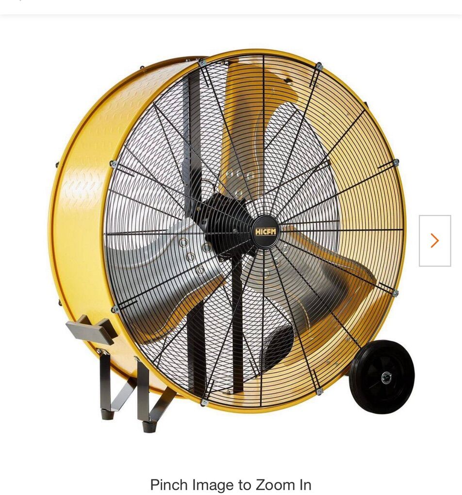 NEW HICFM 36 in. Barrel Drum Fan