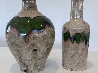 Pottery Set (2) Decorative