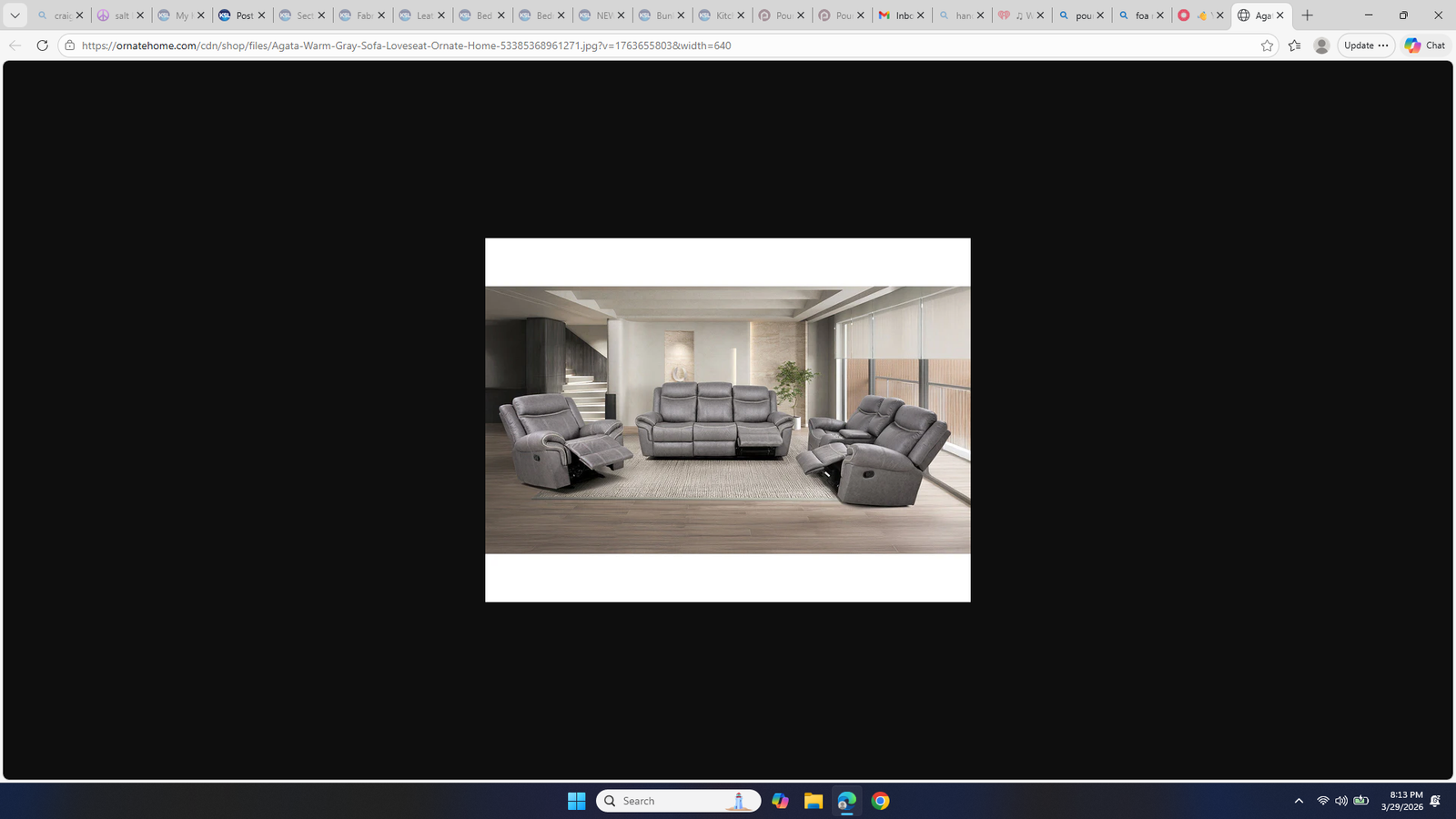 NEW RECLINING Leather SOFA & LOVESEAT and CHAIR - NEW IN BOX