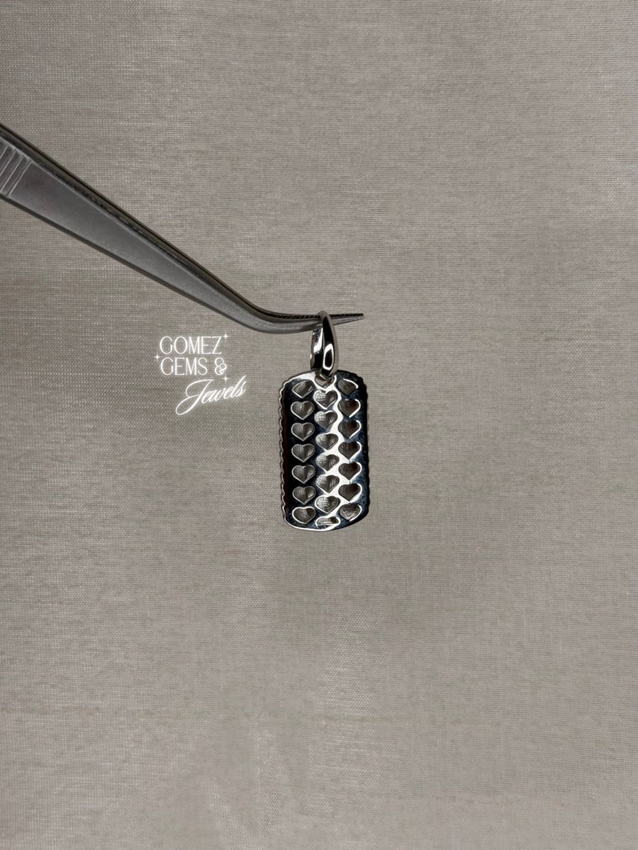 Sterling Silver Double Sided Pendant