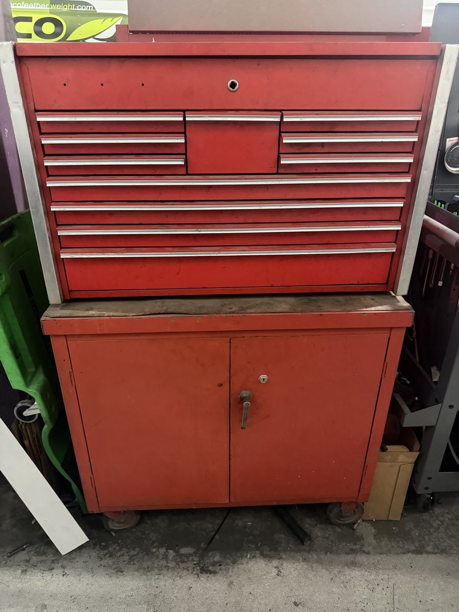 Heavy duty craftsman tool box