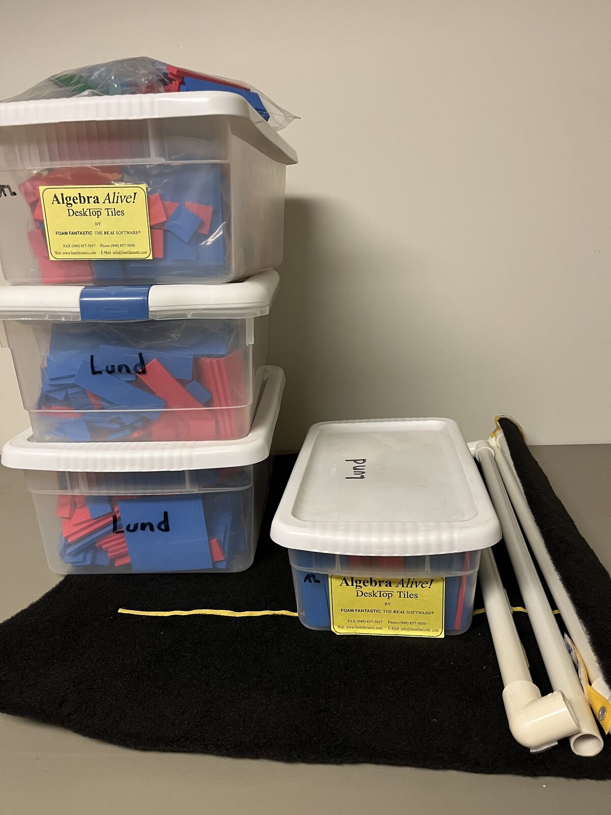 Algebra Desktop Foam Tiles