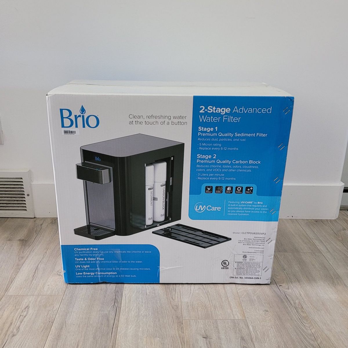 NEW- Brio 2 Stage Countertop Water Dispenser