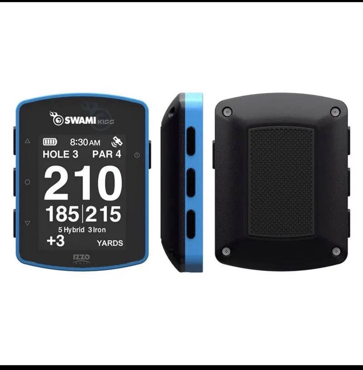IZZO Swami Kiss Golf GPS Rangefinder - Easy-to-Read Display, Accurate Yardage