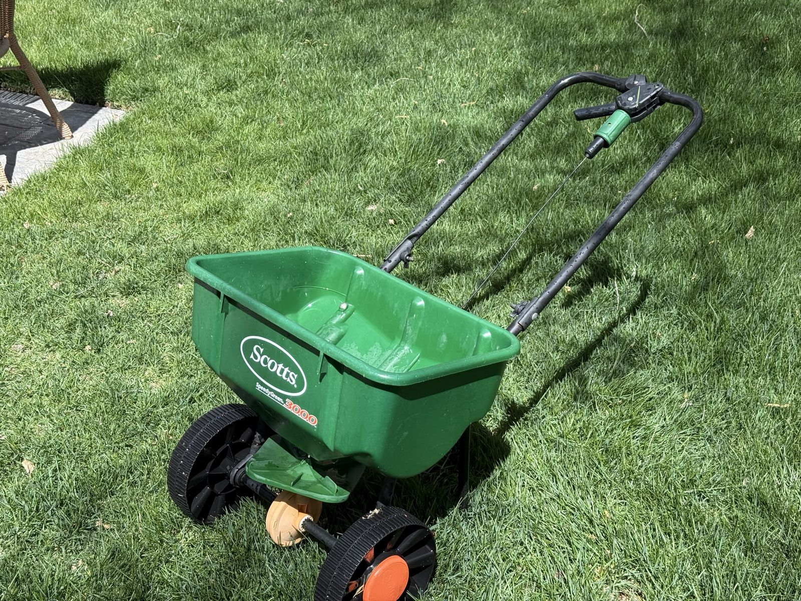 Scott's grass seed spreader