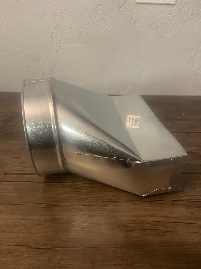 3 in. x 10 in. x 7 in. Hood Transition Fan Boot