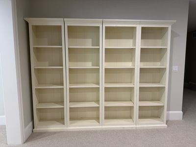 Ballard Designs Tuscan 4-Piece Flush Bookcases Set