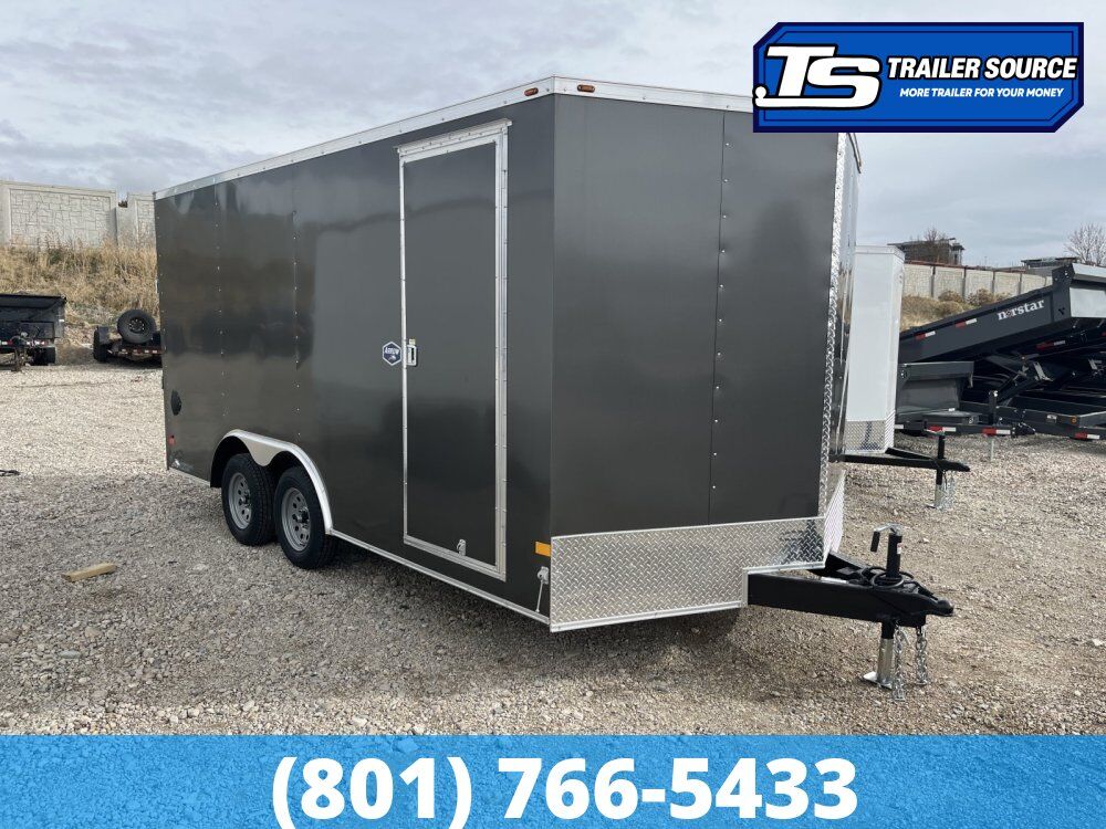 8.5x16 American Hauler Arrow Deluxe Enclosed Cargo Trailer - 7'0" Interior - 7K GVWR Dovetail