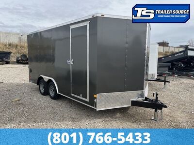 8.5x16 American Hauler Arrow Deluxe Enclosed Cargo Trailer - 7'0" Interior - 7K GVWR Dovetail