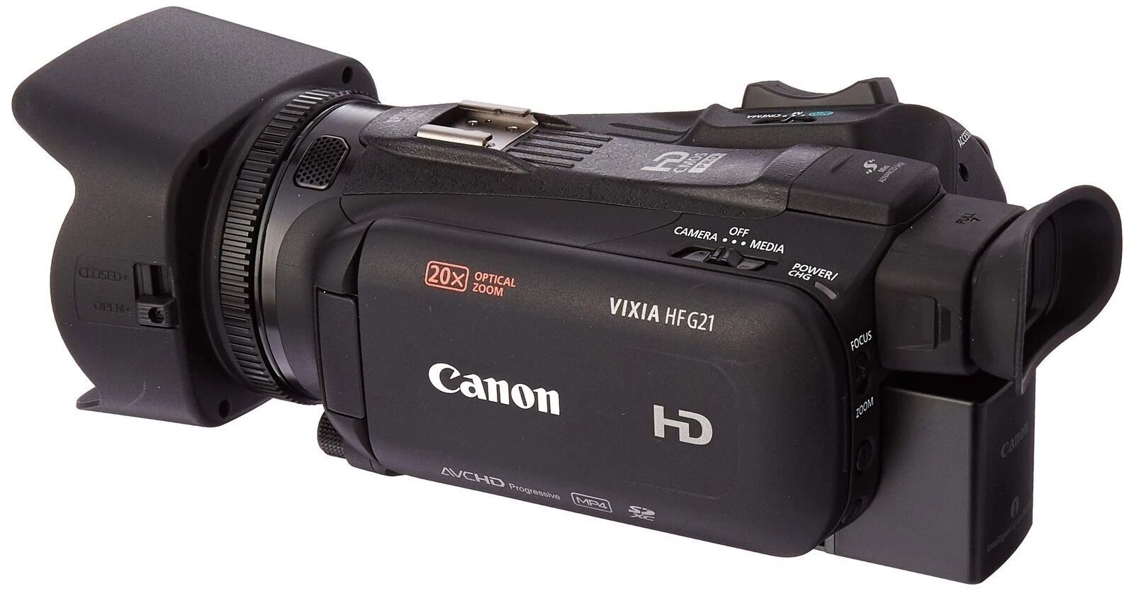 Canon VIXIA HF G21 HD Camcorder with 20x Optical Zoom & 2.2x Telephoto Lens