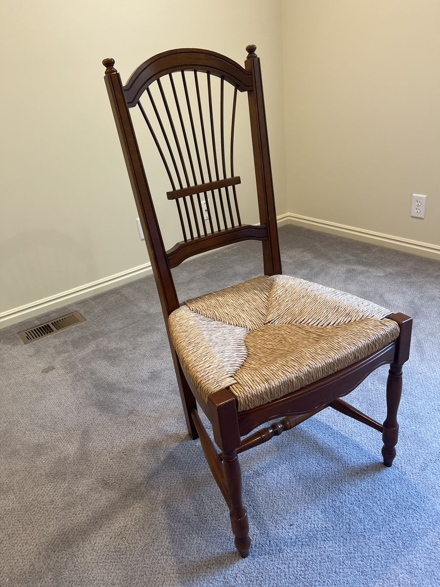 Vintage Wooden Dining Chair Seat 