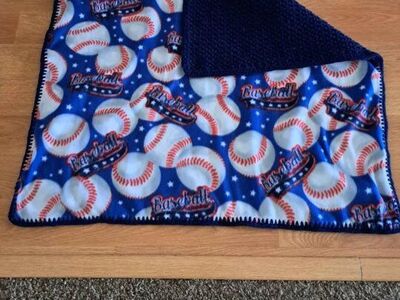 Adorable crochet and fabric baby blankets