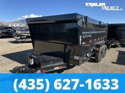 7x14 Iron Bull DTB Dump Trailer - 48" Sides - 15K GVWR