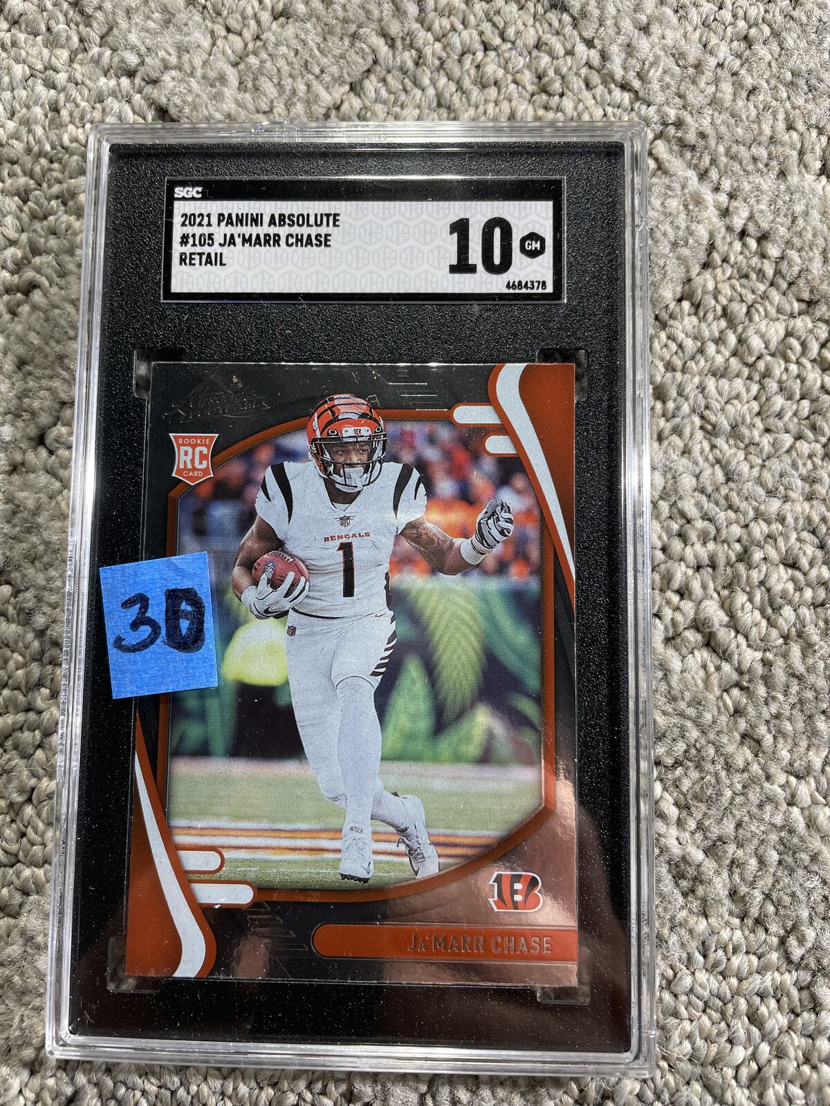 JaMaar Chase Cincinnati Bengals graded slabs 10