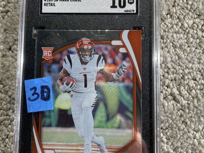 JaMaar Chase Cincinnati Bengals graded slabs 10