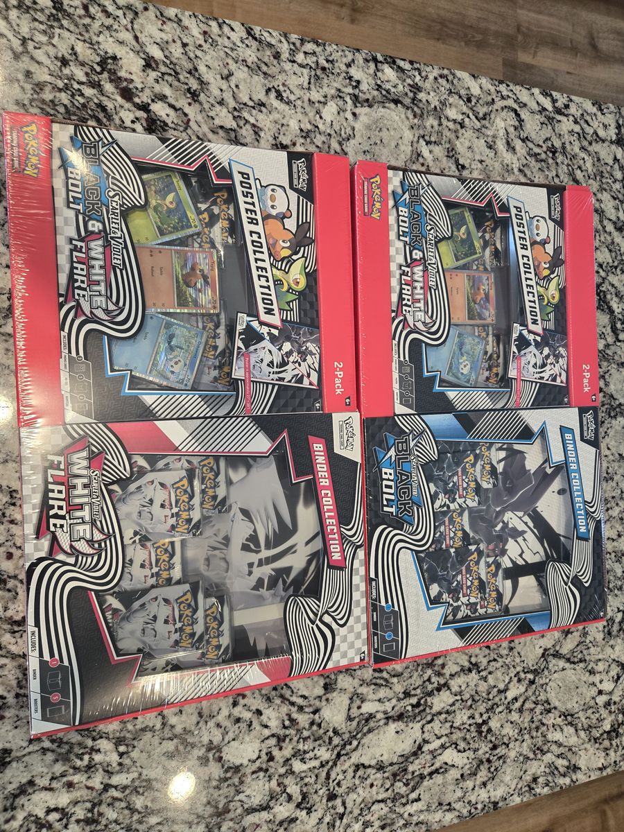 Pokemon black bolt White flare cards