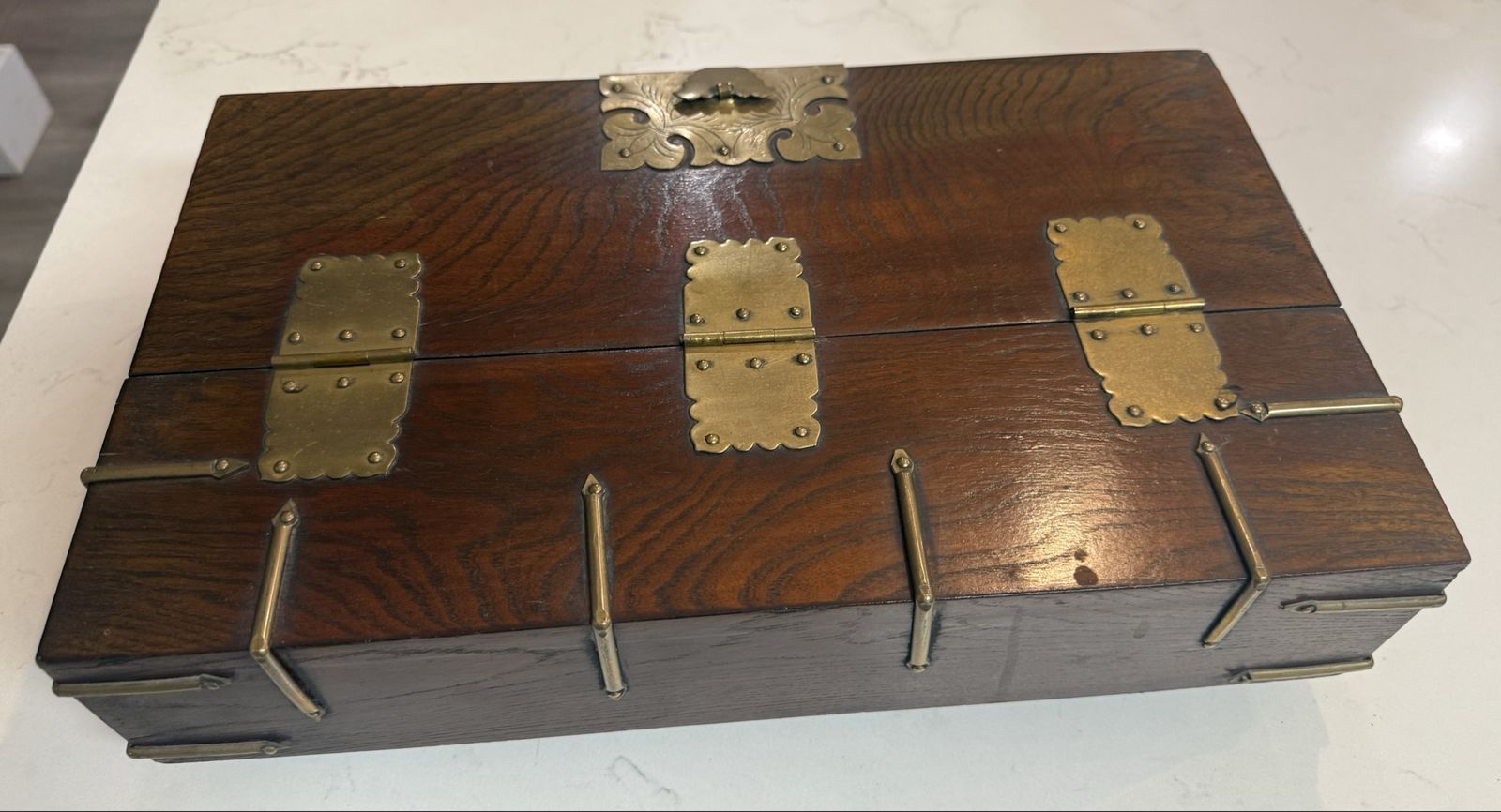 Vintage Antique Chinese Documenr Box