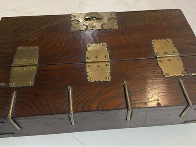 Vintage Antique Chinese Documenr Box